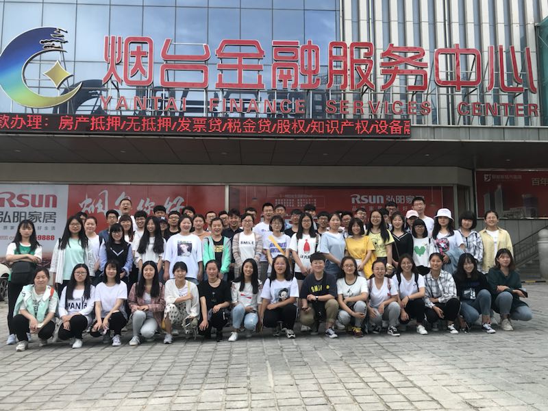学生参观实习留影